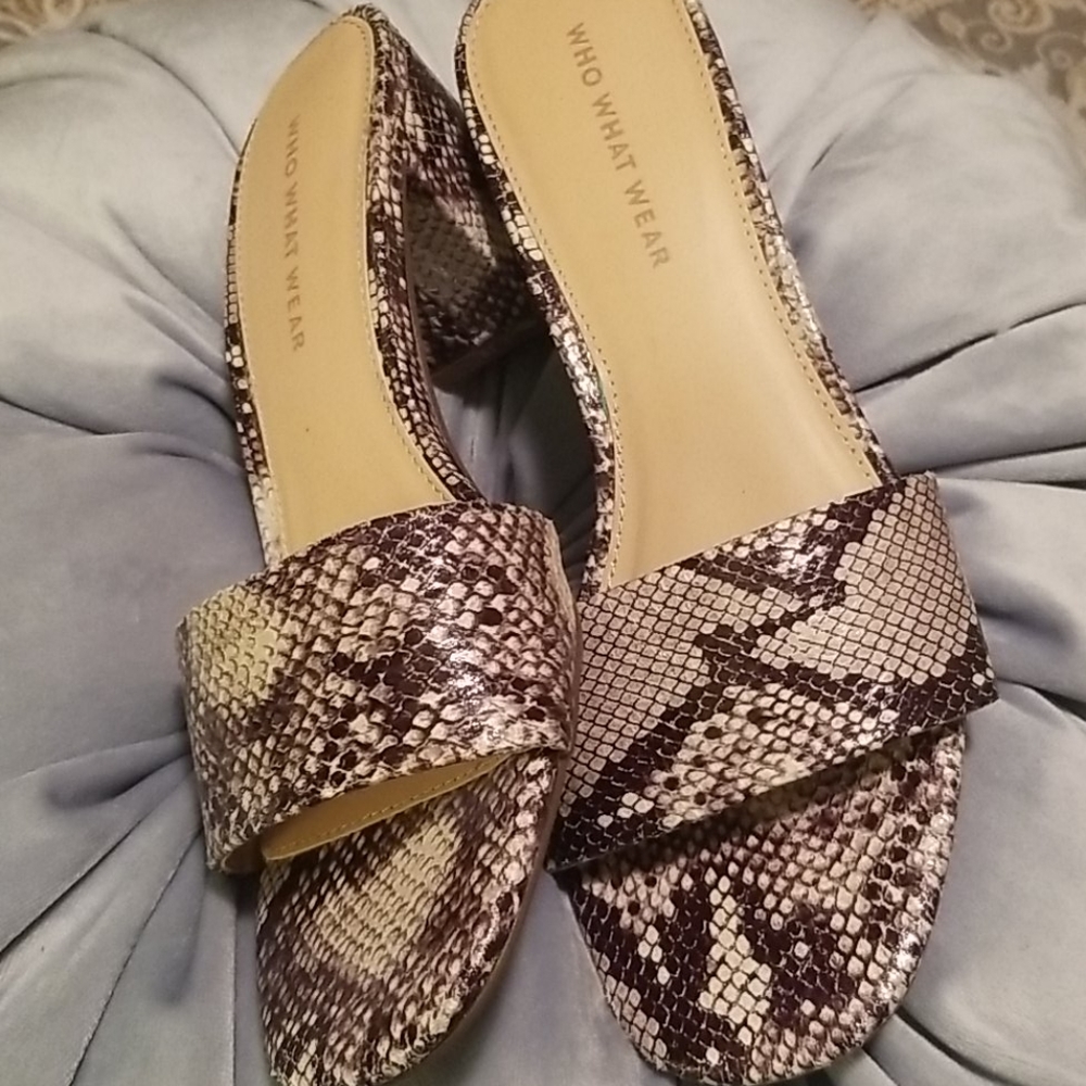 COPY - NEW Who What Wear Snake Sandals NWOT